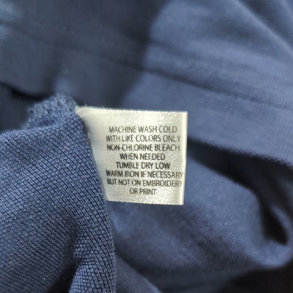 U.S. Polo Assn. Blue and Red Polo Shirt Classic Fit - Picture 4 of 5